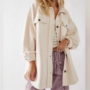 Free People Ruby Oversized Shirt Jacket